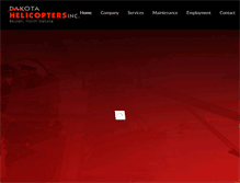 Tablet Screenshot of dakotahelicopters.com